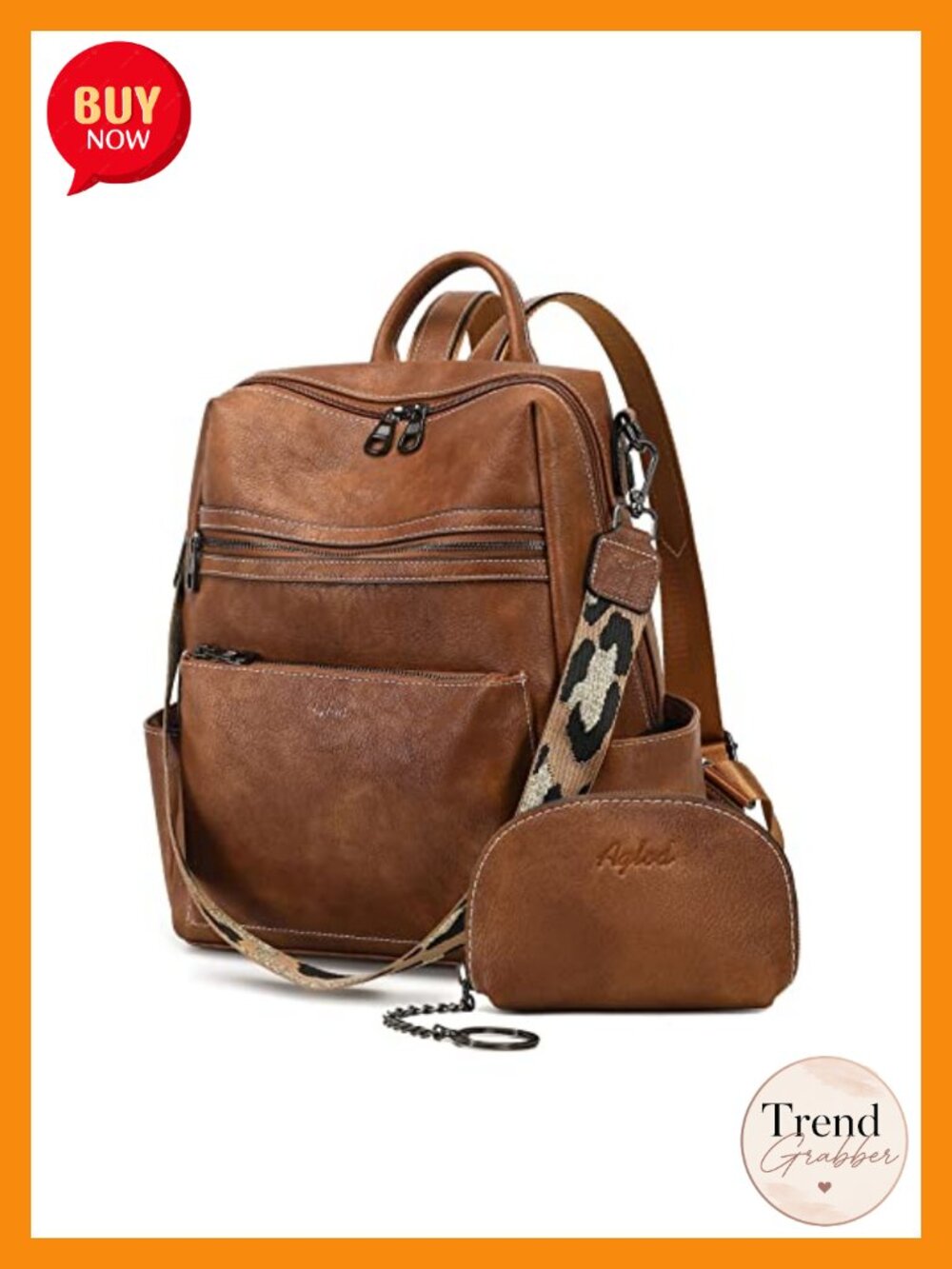 Women's Faux Leather Backpack Purse Convertible Handbag Travel Work Bag